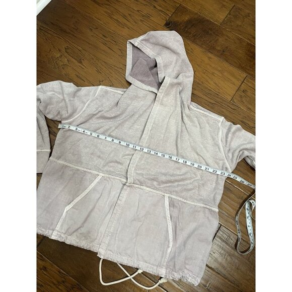 Toad & Co Hooded Jacket Women Large Organic Cotton Lavender Lightweight - Picture 8 of 8